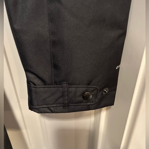 Womens XL Columbia Suttle Mountain Long Insulated Jacket Black Hood Waterproof - Picture 6 of 16